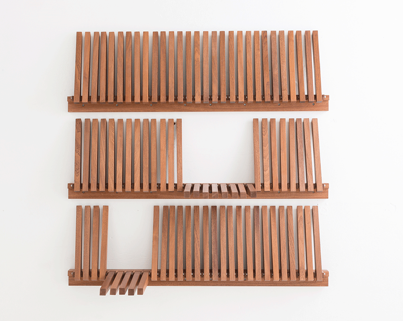 قفسه پیانو - ساخته شده از چوب ماهون آفریقایی، فولاد