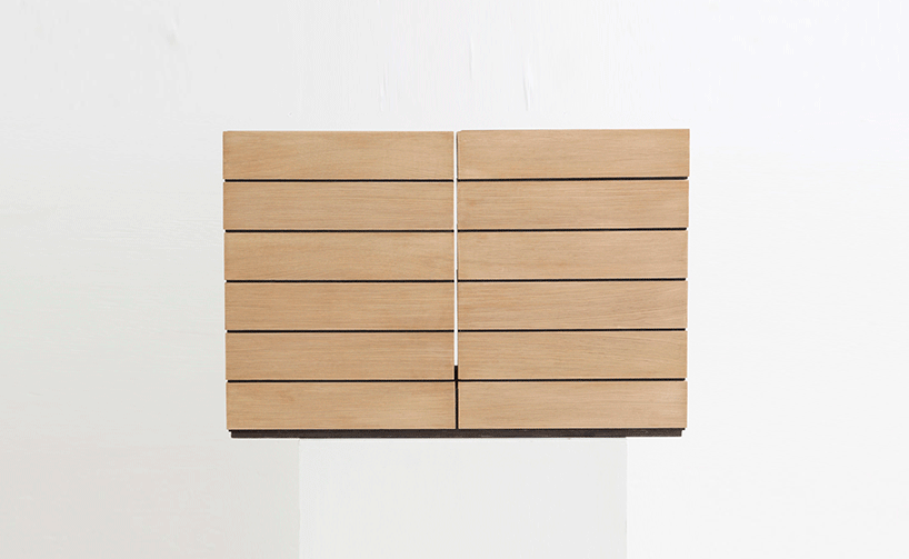 کابینت اسپین - ساخته شده از بلوط و عناصر فلزی